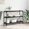 vidaXL Book Cabinet Black oak 100 x 33 x 71 cm Engineered wood