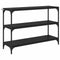 vidaXL Book Cabinet Black oak 100 x 33 x 71 cm Engineered wood