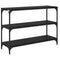 vidaXL Book Cabinet Black oak 100 x 33 x 71 cm Engineered wood