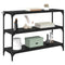 vidaXL Book Cabinet Black oak 100 x 33 x 71 cm Engineered wood