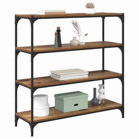 vidaXL Book Cabinet Old Wood 100 x 33 x 100 cm