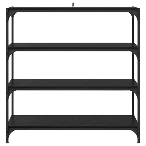 vidaXL Book Cabinet Black Oak 100 x 33 x 100 cm