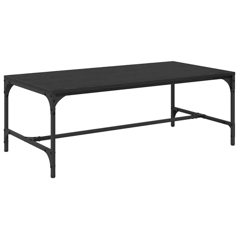 vidaXL Coffee Table Black Oak 100 x 50 x 35 cm Engineered Wood