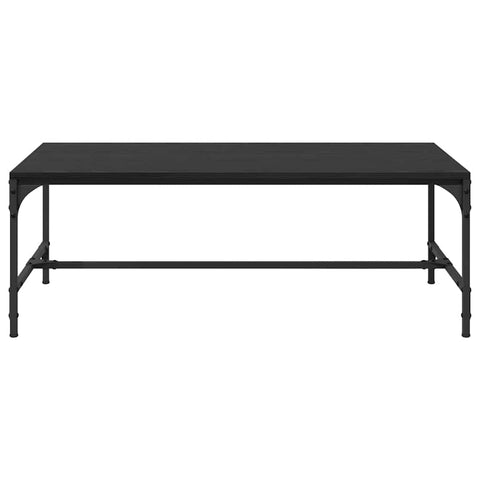 vidaXL Coffee Table Black Oak 100 x 50 x 35 cm Engineered Wood