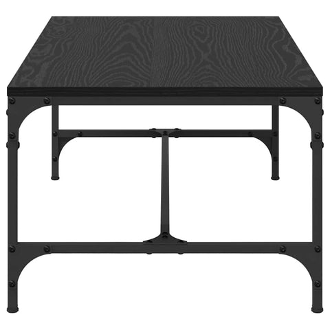 vidaXL Coffee Table Black Oak 100 x 50 x 35 cm Engineered Wood