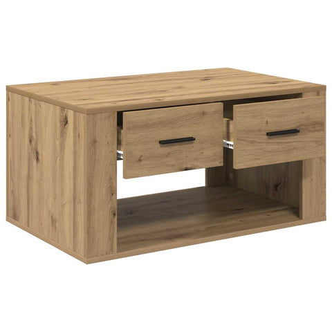 vidaXL Coffee Table Artisan Oak 80 x 50 x 40 cm Engineered Wood