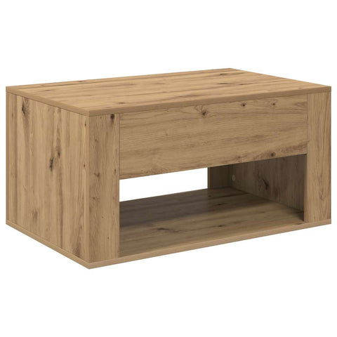 vidaXL Coffee Table Artisan Oak 80 x 50 x 40 cm Engineered Wood