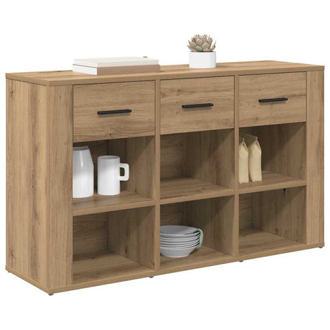 vidaXL Sideboard Artisan Oak 100 x 30 x 59.5 cm Engineered Wood