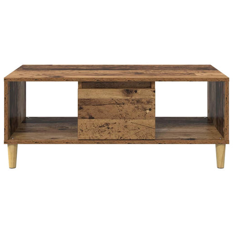 vidaXL Coffee Table Old Wood 90 x 50 x 26.5 cm Engineered Wood