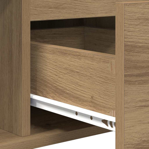 vidaXL Coffee Table Artisan Oak 90 x 50 x 26.5 cm Engineered Wood