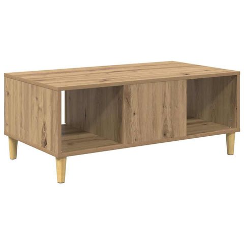 vidaXL Coffee Table Artisan Oak 90 x 50 x 26.5 cm Engineered Wood