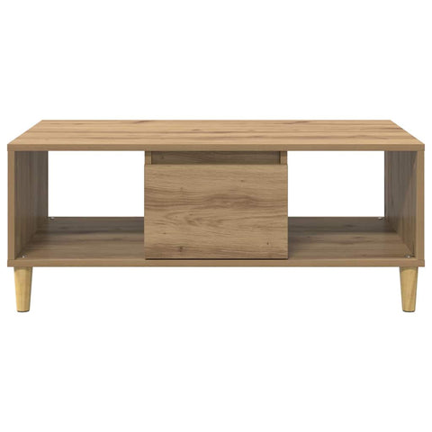 vidaXL Coffee Table Artisan Oak 90 x 50 x 26.5 cm Engineered Wood