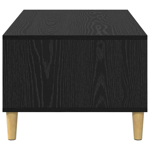 vidaXL Coffee Table Black Oak 90 x 50 x 26.5 cm Engineered Wood