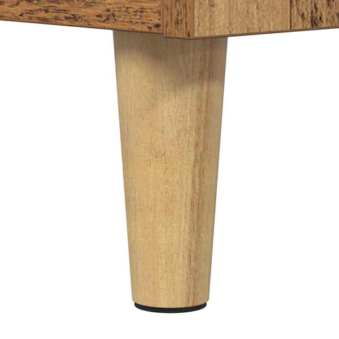 vidaXL Bedside Cabinet Old wood 60 x 44.5 x 45 cm Engineered wood