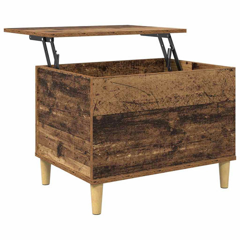 vidaXL Bedside Cabinet Old wood 60 x 44.5 x 45 cm Engineered wood