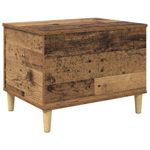 vidaXL Bedside Cabinet Old wood 60 x 44.5 x 45 cm Engineered wood