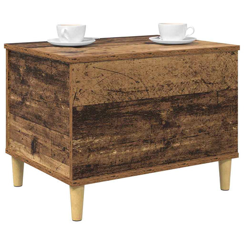 vidaXL Bedside Cabinet Old wood 60 x 44.5 x 45 cm Engineered wood