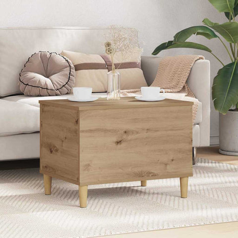 vidaXL Bedside Cabinet Artisan oak 60 x 44.5 x 45 cm Engineered wood