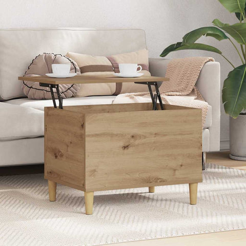 vidaXL Bedside Cabinet Artisan oak 60 x 44.5 x 45 cm Engineered wood