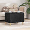 vidaXL Bedside Cabinet Black oak 60 x 44.5 x 45 cm Engineered wood