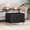 vidaXL Bedside Cabinet Black oak 60 x 44.5 x 45 cm Engineered wood
