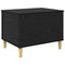 vidaXL Bedside Cabinet Black oak 60 x 44.5 x 45 cm Engineered wood