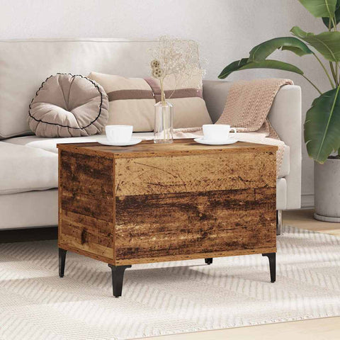 vidaXL Coffee Table Old wood 60 x 44.5 x 45 cm Engineered wood