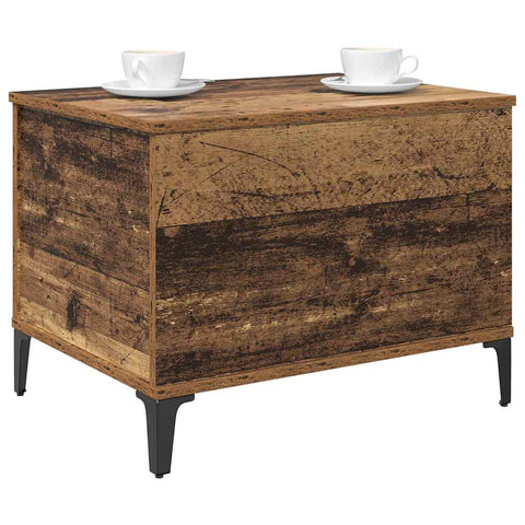 vidaXL Coffee Table Old wood 60 x 44.5 x 45 cm Engineered wood