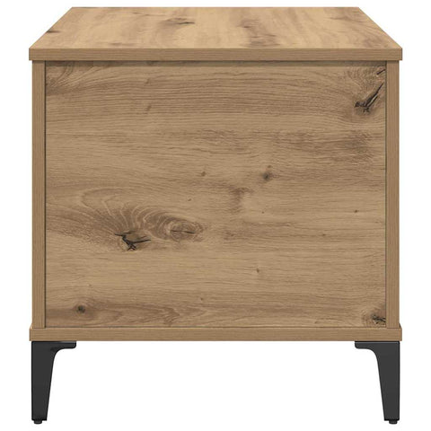 vidaXL Coffee Table Artisan oak 60 x 44.5 x 45 cm Engineered wood