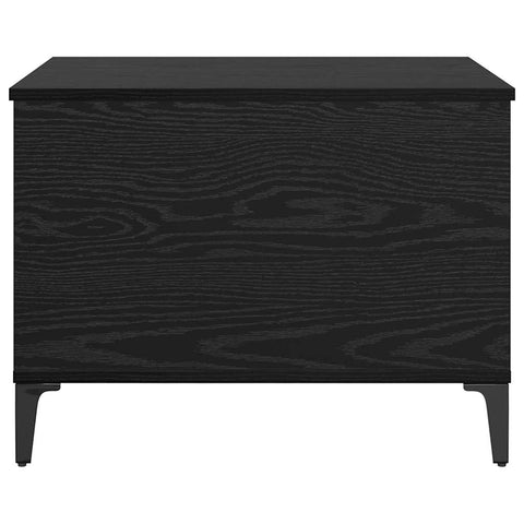 vidaXL Coffee Table Black oak 60 x 44.5 x 45 cm Engineered wood