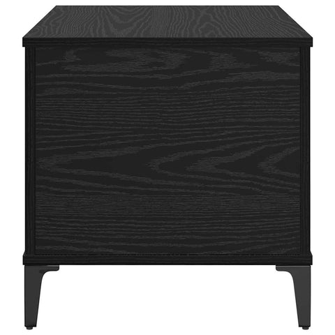 vidaXL Coffee Table Black oak 60 x 44.5 x 45 cm Engineered wood