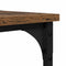vidaXL Side Table with Shelf Old wood 40 x 30 x 75 cm Engineered wood