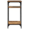 vidaXL Side Table with Shelf Old wood 40 x 30 x 75 cm Engineered wood