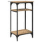 vidaXL Side Table Manual Artisan oak 40 x 30 x 75 cm Engineered wood