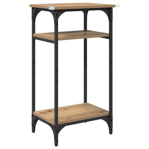 vidaXL Side Table Manual Artisan Oak 40 x 30 x 75 cm Engineered Wood