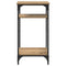 vidaXL Side Table Manual Artisan oak 40 x 30 x 75 cm Engineered wood