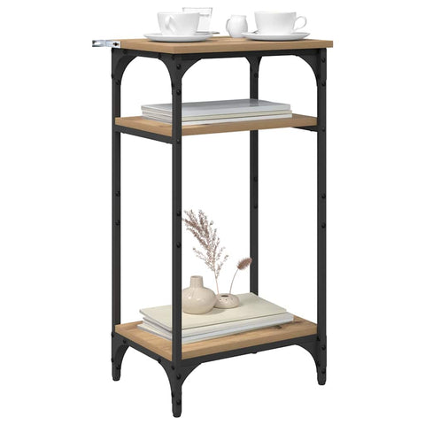 vidaXL Side Table Manual Artisan Oak 40 x 30 x 75 cm Engineered Wood