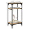 vidaXL Side Table Manual Artisan oak 40 x 30 x 75 cm Engineered wood