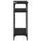 vidaXL Side Table with Shelf Black oak 40 x 30 x 75 cm Engineered wood