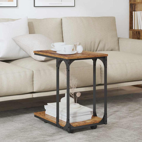 vidaXL Side Table Old Wood 50 x 35 x 55.5 cm Engineered Wood