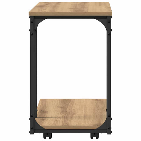 vidaXL Side Table Artisan Oak 50 x 35 x 55.5 cm Engineered Wood