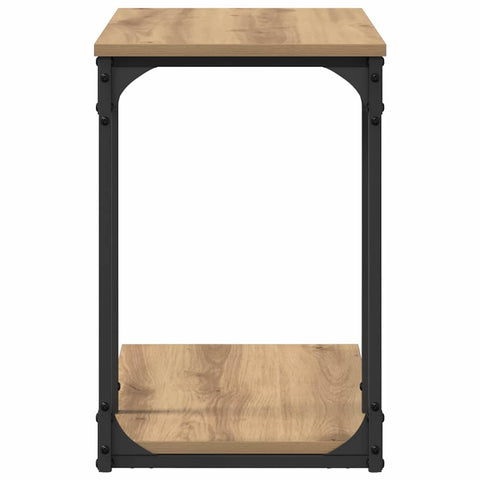 vidaXL Side Table Artisan oak 50 x 35 x 52 cm Engineered wood