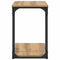 vidaXL Side Table Artisan oak 50 x 35 x 52 cm Engineered wood