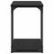 vidaXL Side Table with Shelf Black oak 50 x 35 x 52 cm Engineered wood