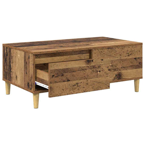 vidaXL Coffee Table Old Wood 90 x 50 x 35 cm Engineered Wood