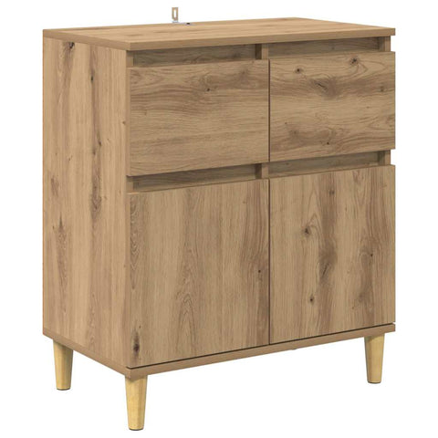 vidaXL Sideboard Artisan Oak 60 x 35 x 70 cm Engineered Wood