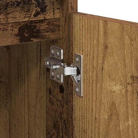 vidaXL Sideboard Old Wood 60 x 35 x 70 cm Engineered Wood and Iron