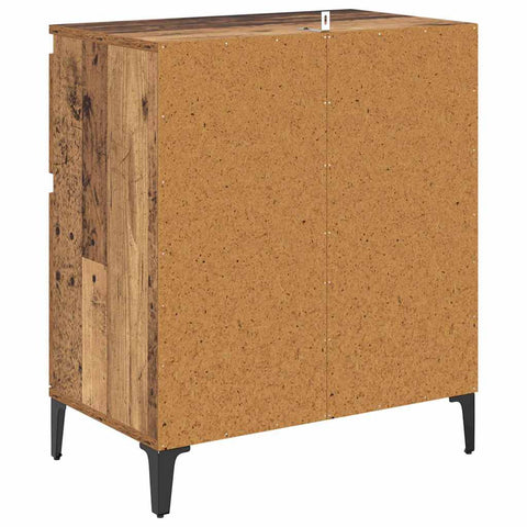 vidaXL Sideboard Old Wood 60 x 35 x 70 cm Engineered Wood and Iron