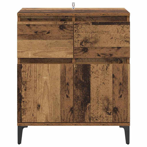 vidaXL Sideboard Old Wood 60 x 35 x 70 cm Engineered Wood and Iron