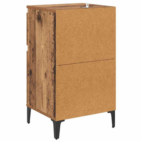 vidaXL Bedside Cabinet Old wood 40 x 35 x 70 cm Engineered wood